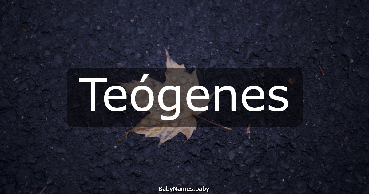Teógenes