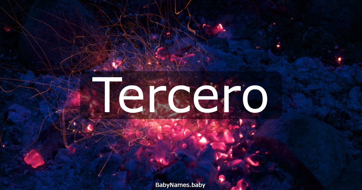 Tercero