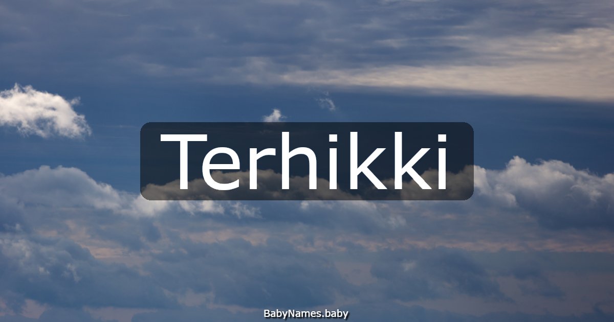 Terhikki