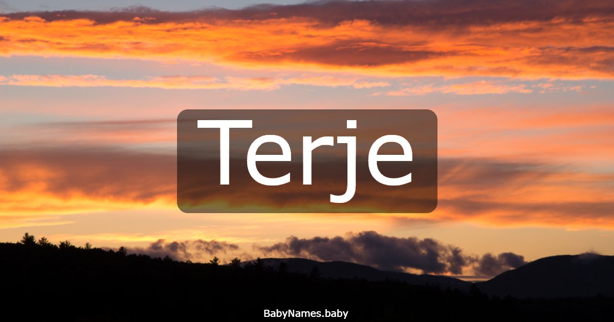 Terje