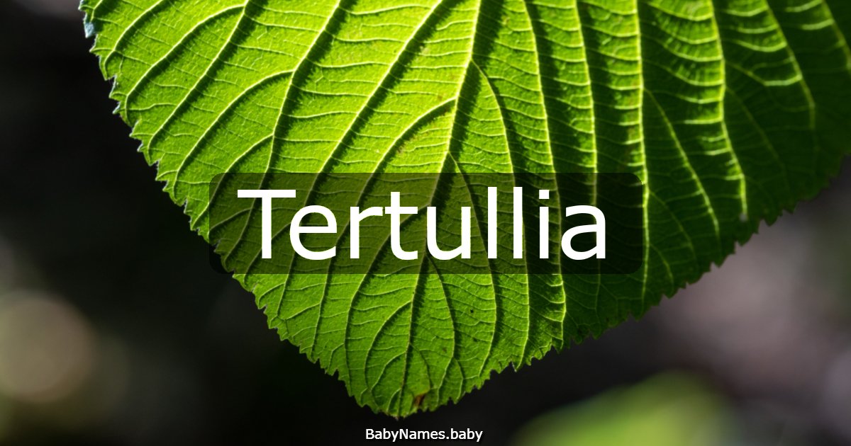 Tertullia