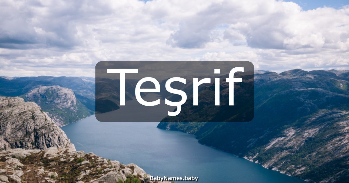 Teşrif