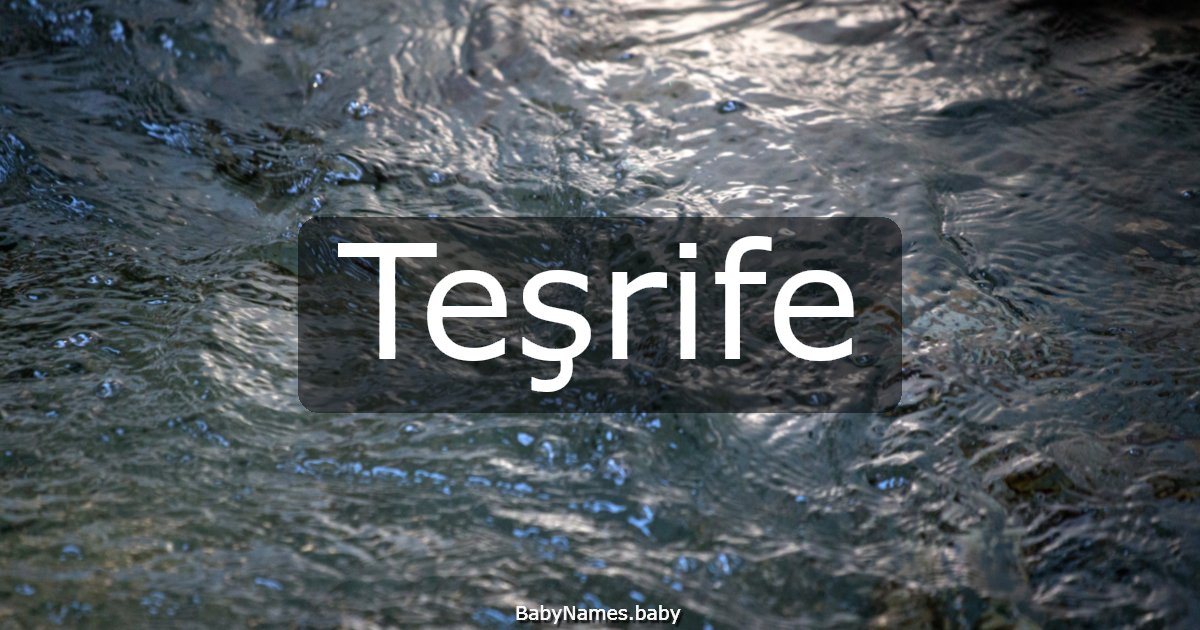 Teşrife