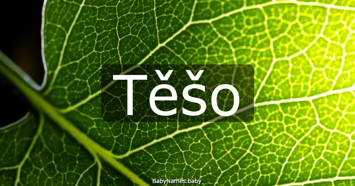 Těšo