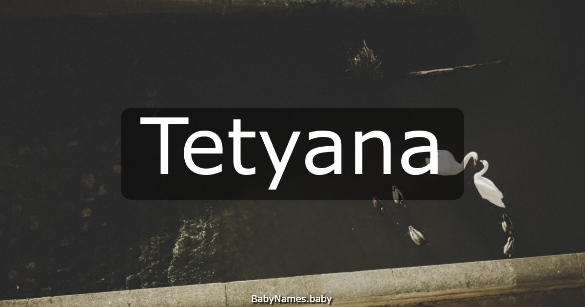 Tetyana