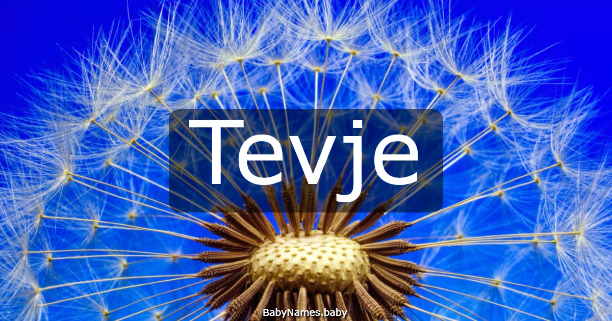 Tevje