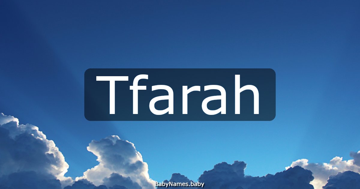 Tfarah