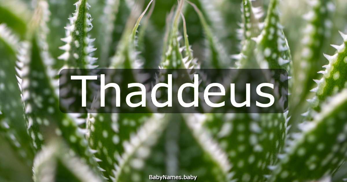 Thaddeus