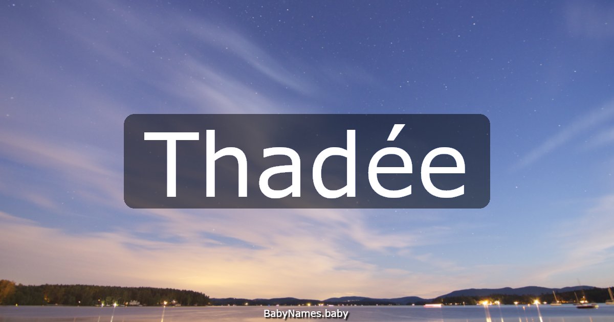 Thadée