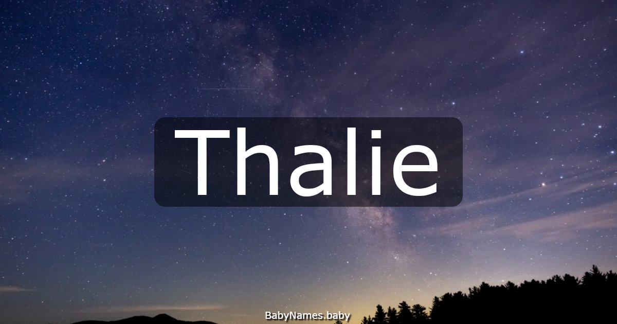 Thalie