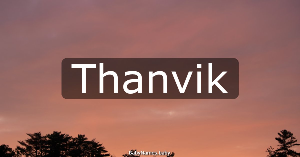 Thanvik
