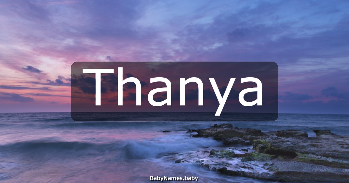 Thanya