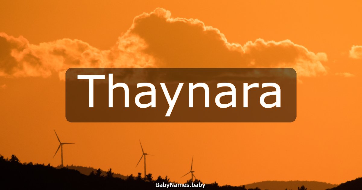 Thaynara