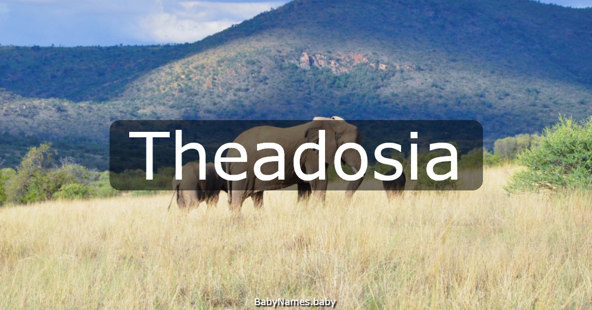 Theadosia