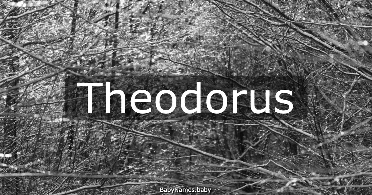 Theodorus