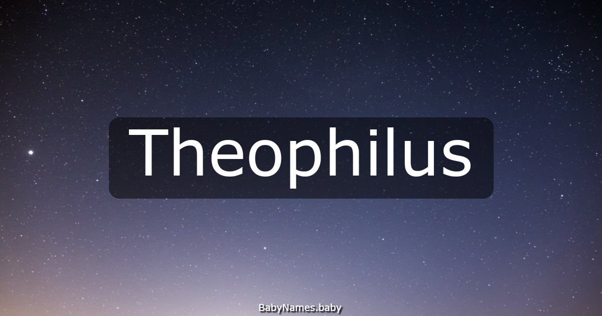 Theophilus