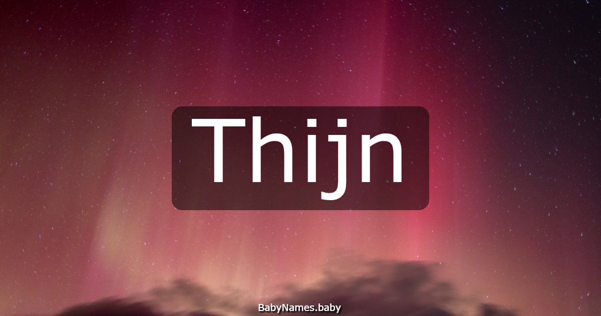 Thijn