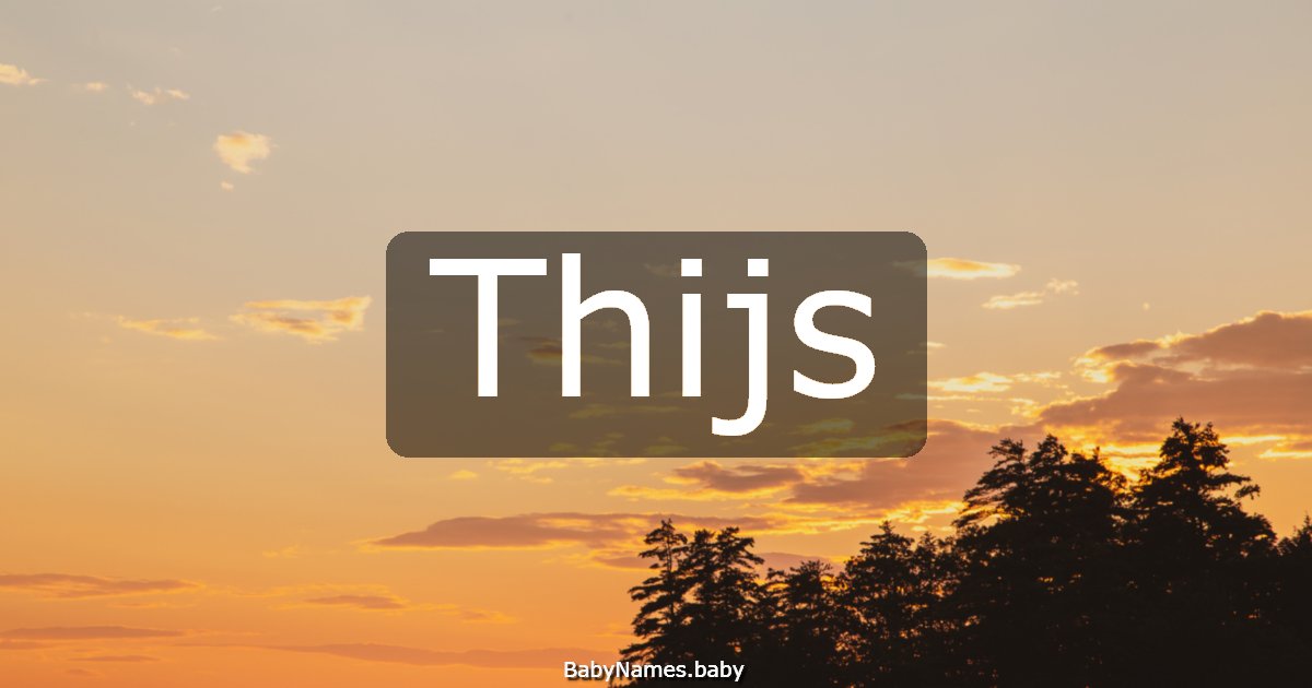 Thijs
