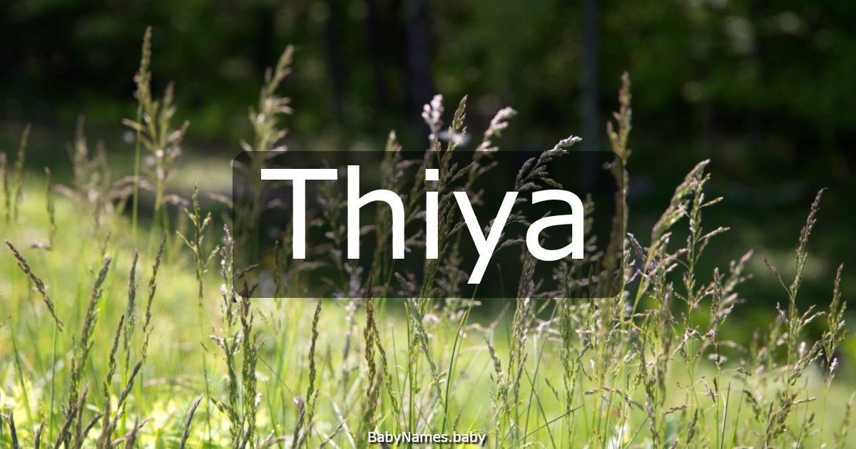 Thiya