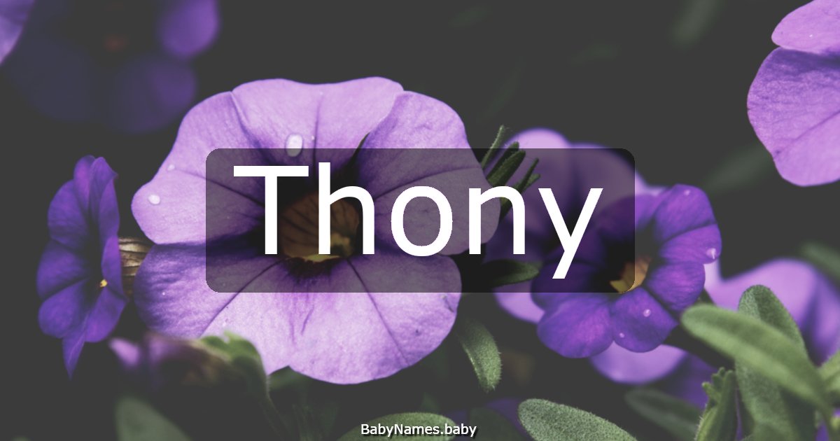 Thony