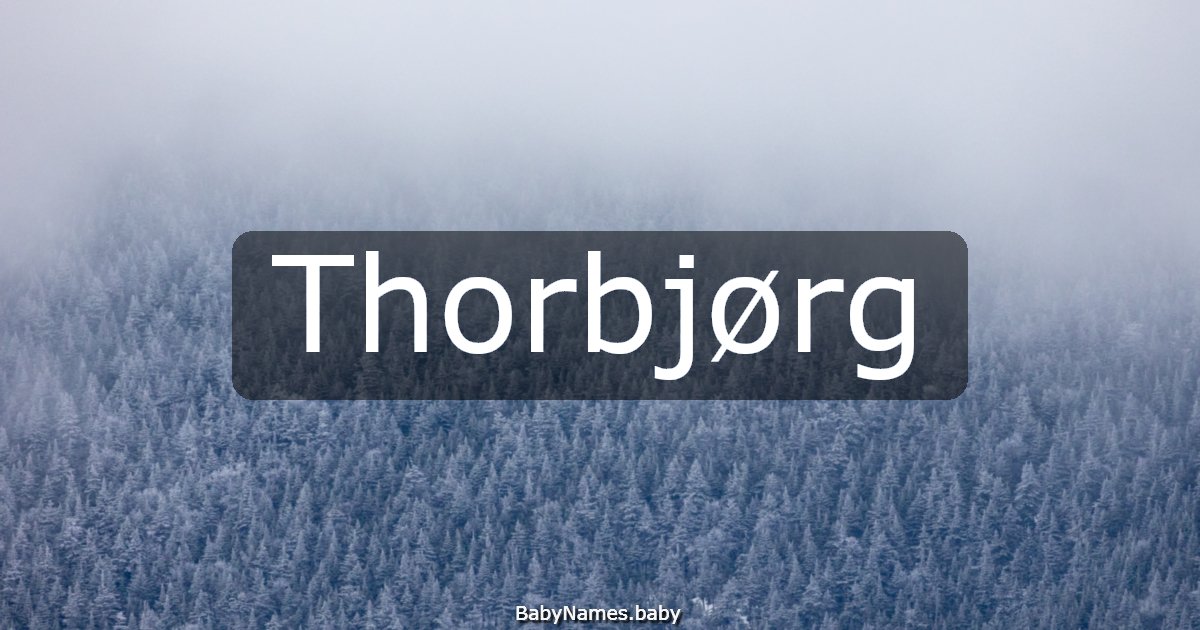 Thorbjørg