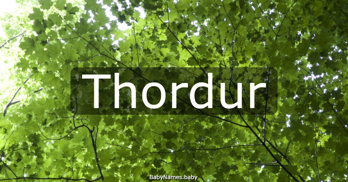 Thordur