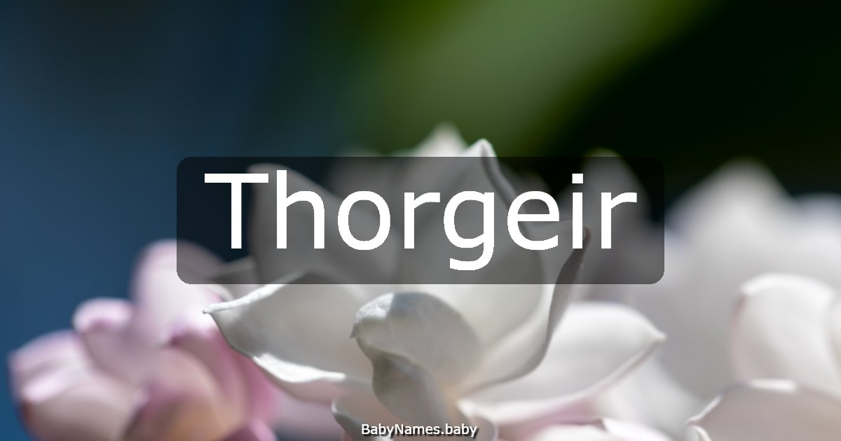 Thorgeir