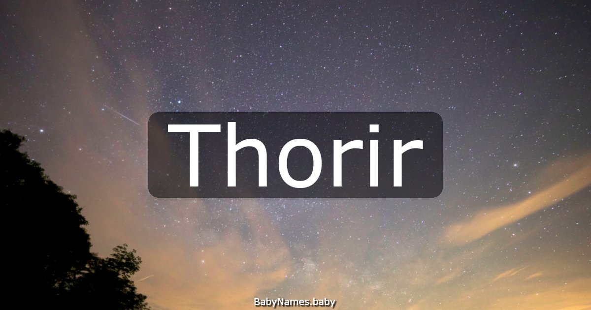 Thorir