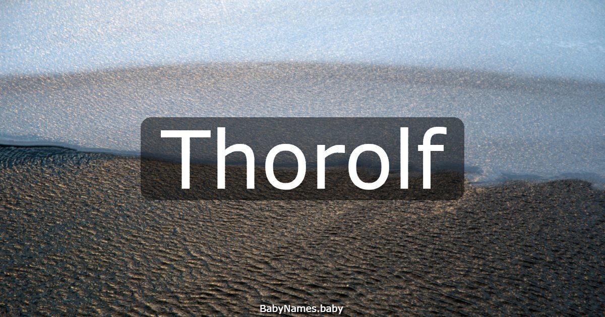 Thorolf