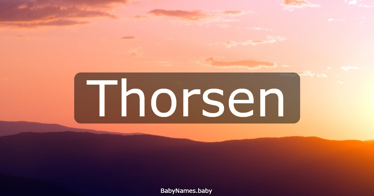Thorsen