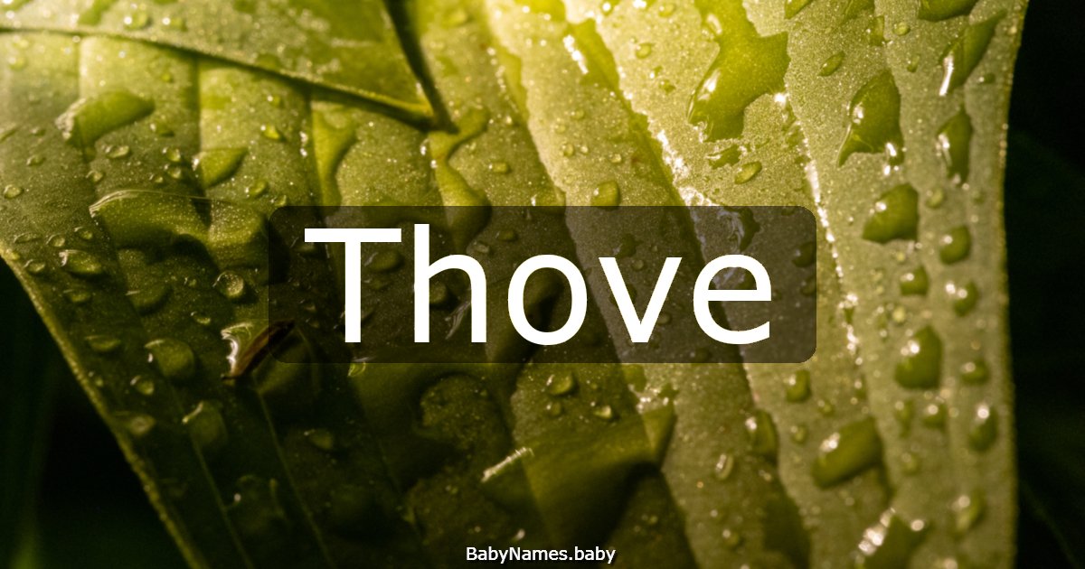 Thove