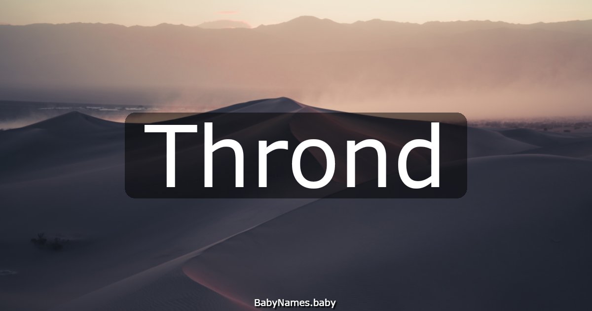 Thrond