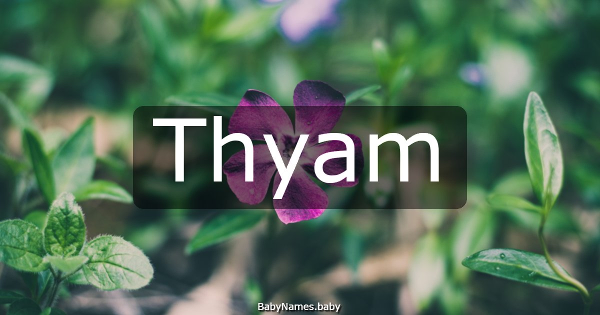 Thyam