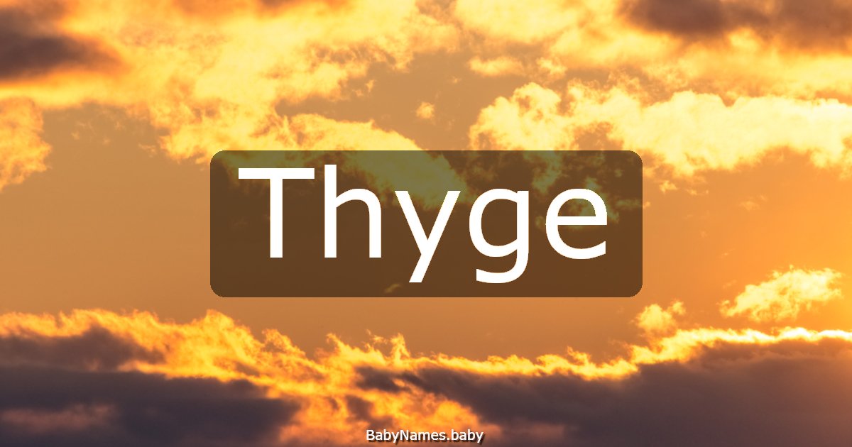 Thyge
