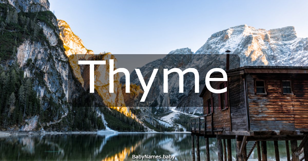 Thyme