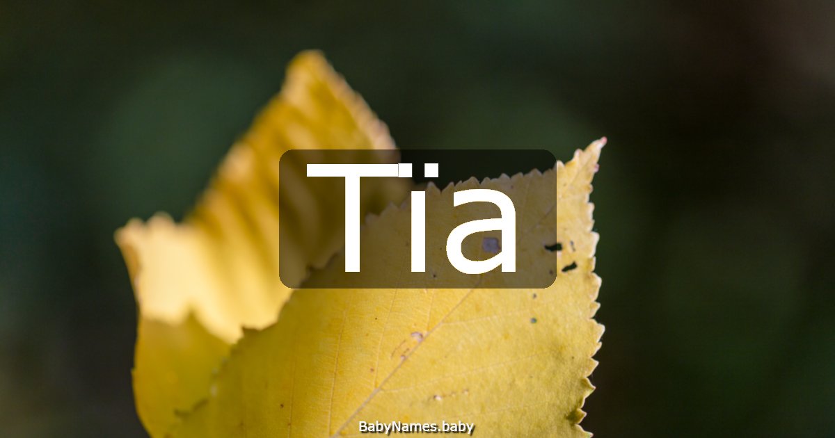 Tïa
