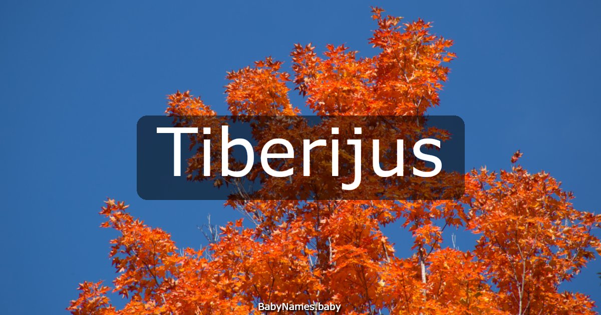 Tiberijus