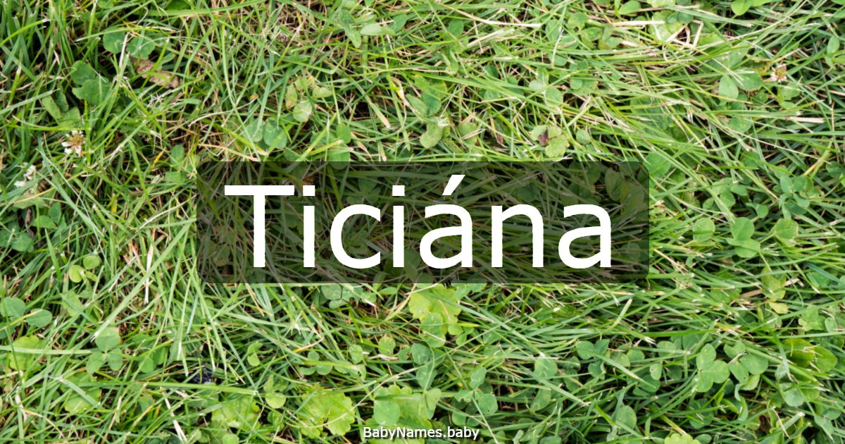 Ticiána