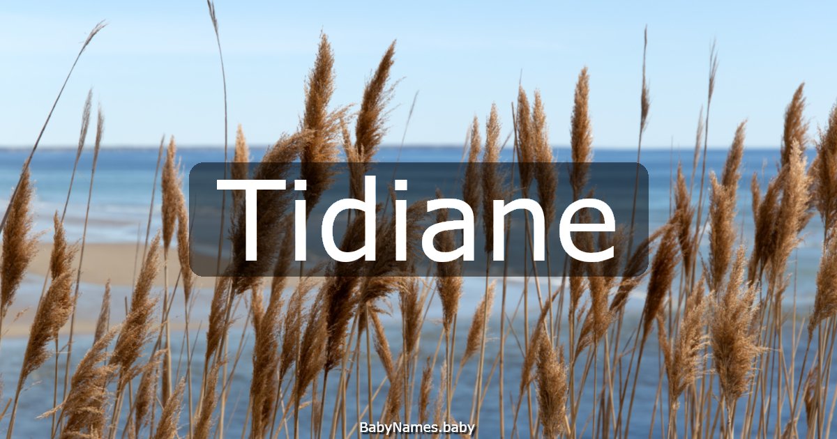 Tidiane