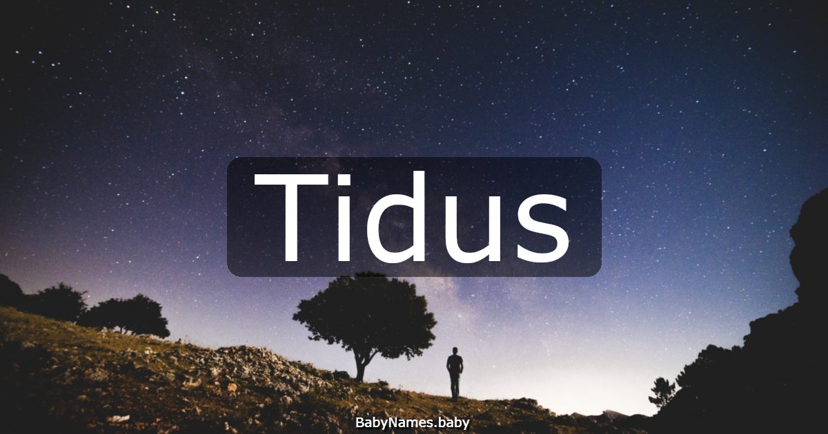 Tidus