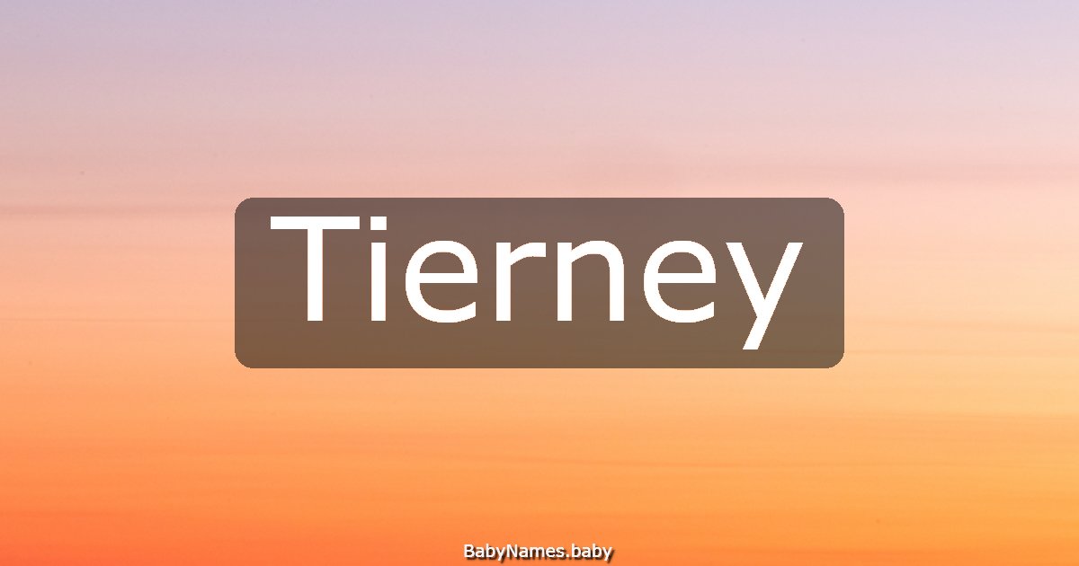 Tierney
