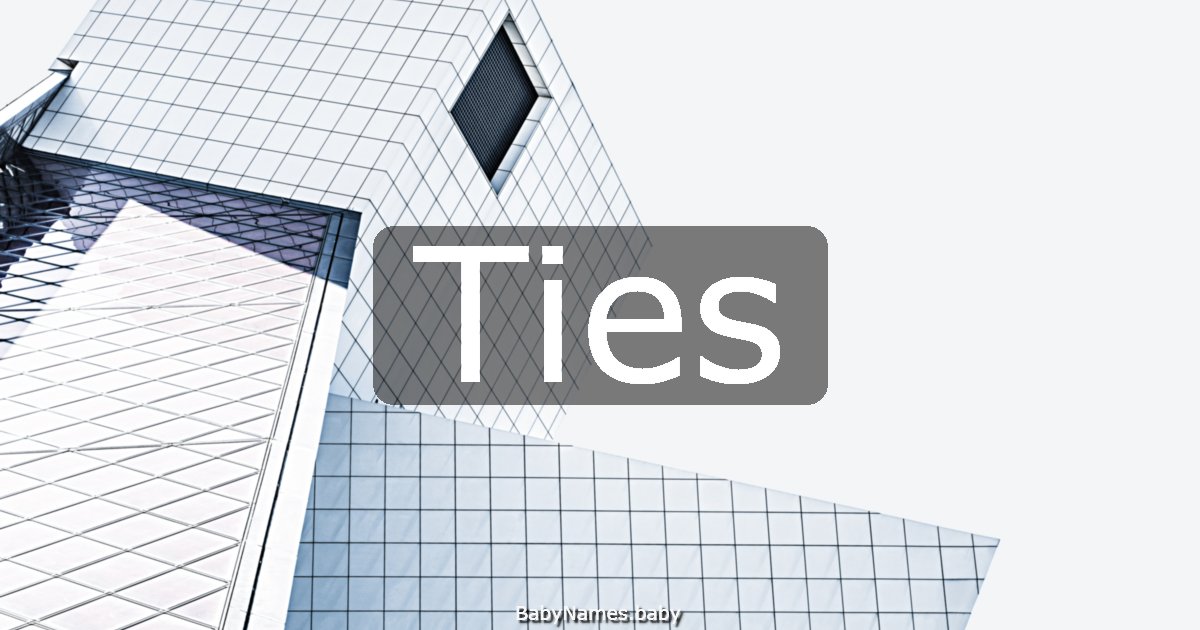 Ties