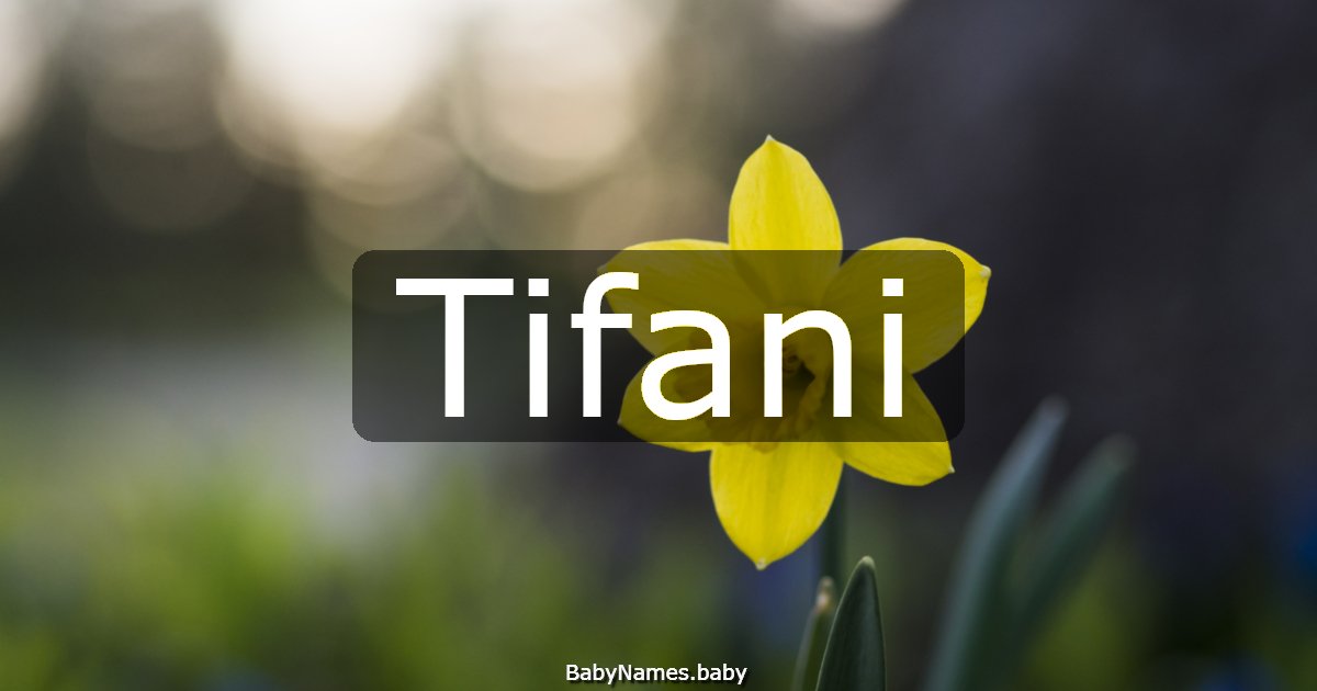 Tifani