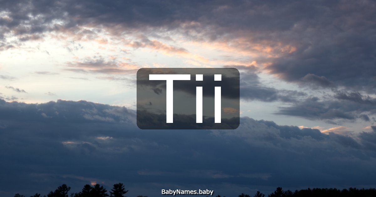 Tii