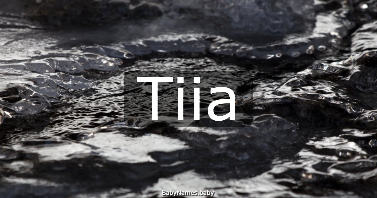 Tiia