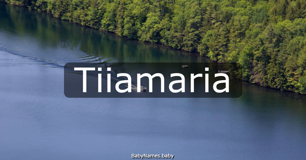 Tiiamaria