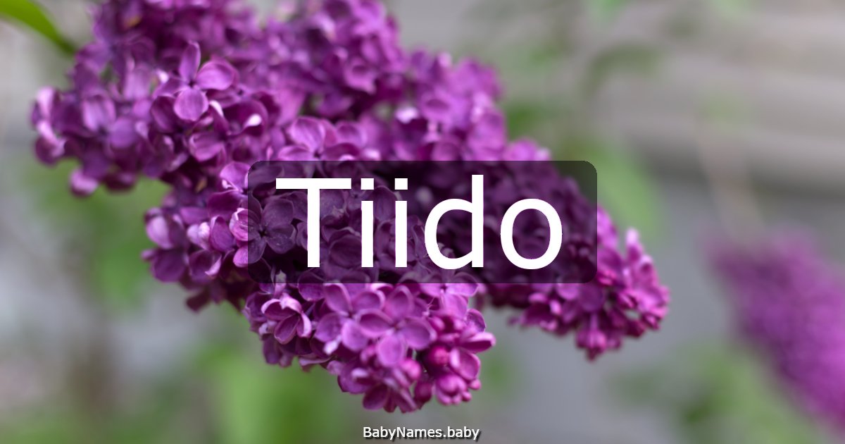 Tiido