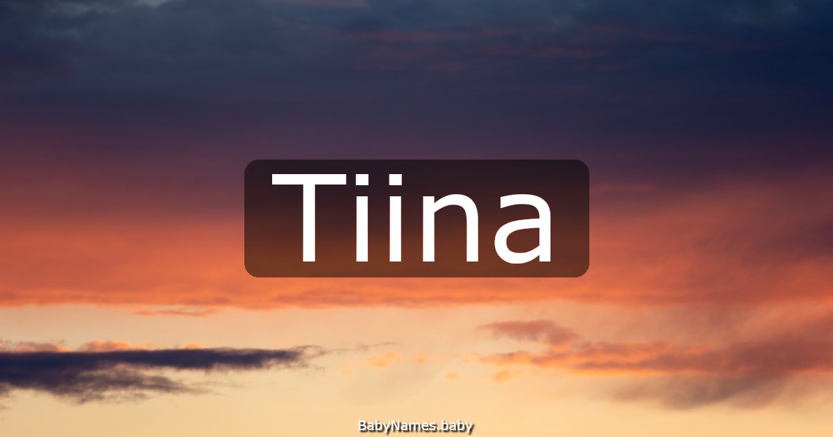 Tiina