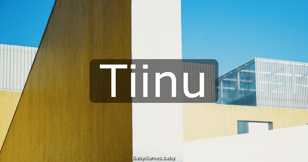 Tiinu