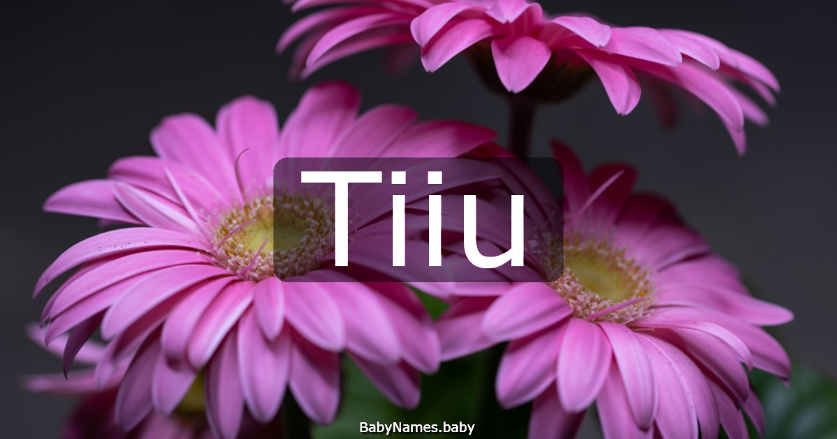 Tiiu